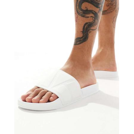 ASOS DESIGN - Slippers in wit