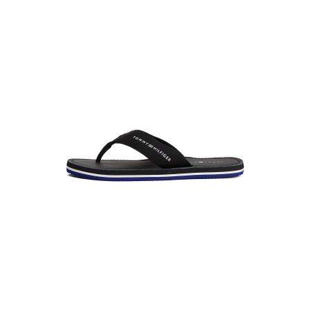 Tommy Hilfiger TOMMY HILFIGER Teenslippers zwart / wit