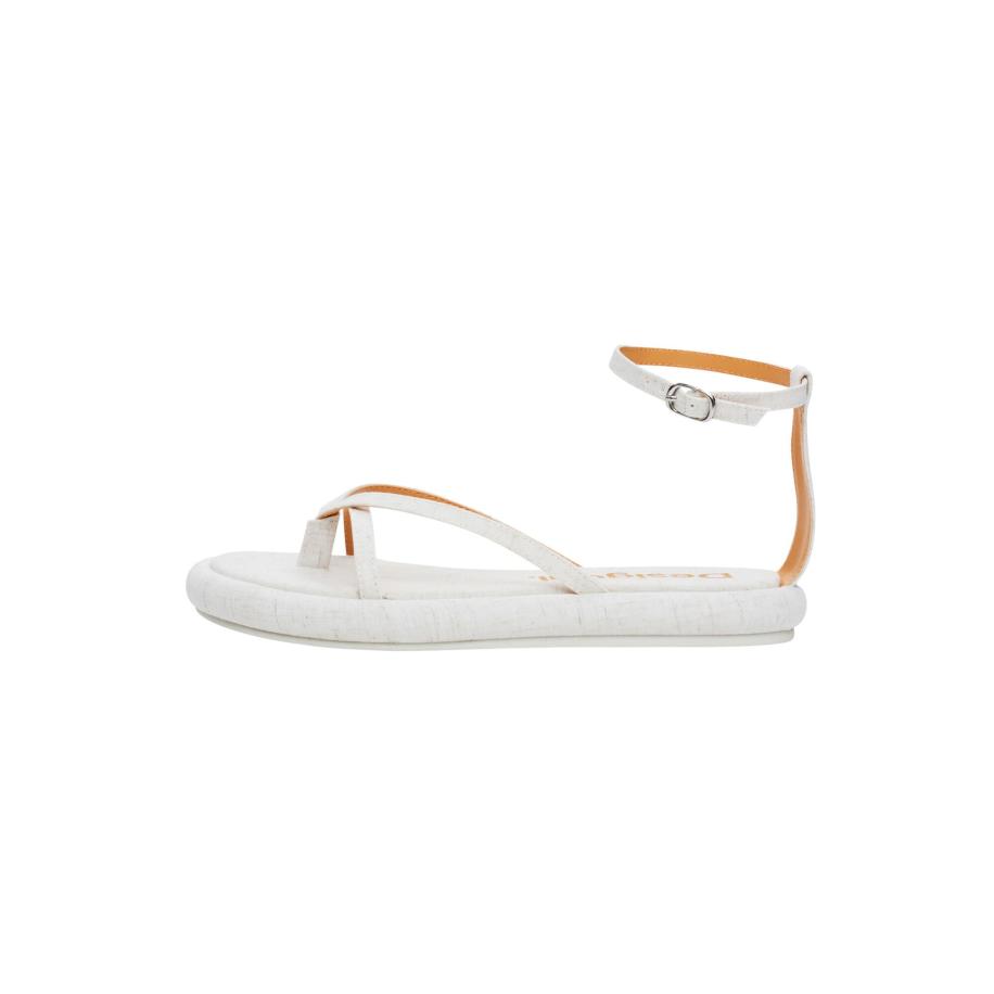 Desigual Desigual Teenslipper natuurwit -