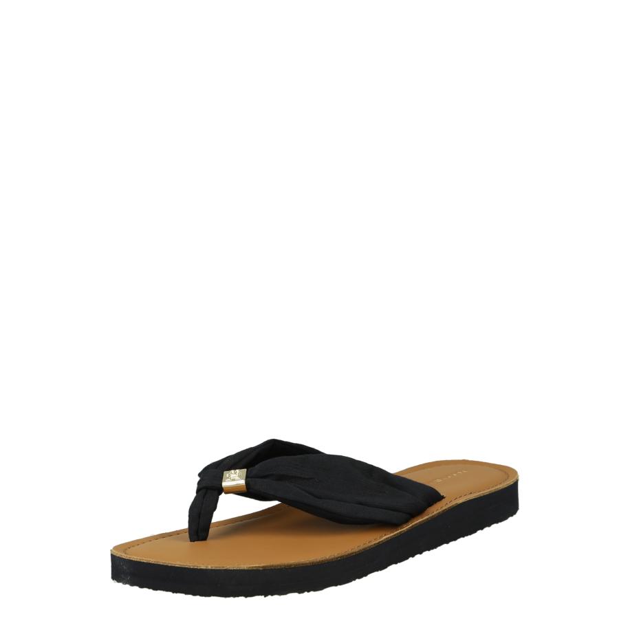 Tommy Hilfiger TOMMY HILFIGER Teenslipper Elevated Monogram Plaque nachtblauw / goud -