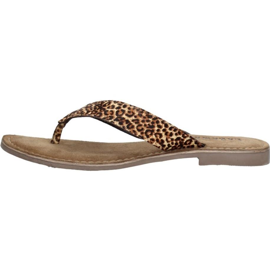 Lazamani - Dames Slippers Bruin