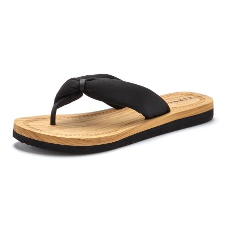 Elbsand Elbsand Teenslipper safraan / zwart