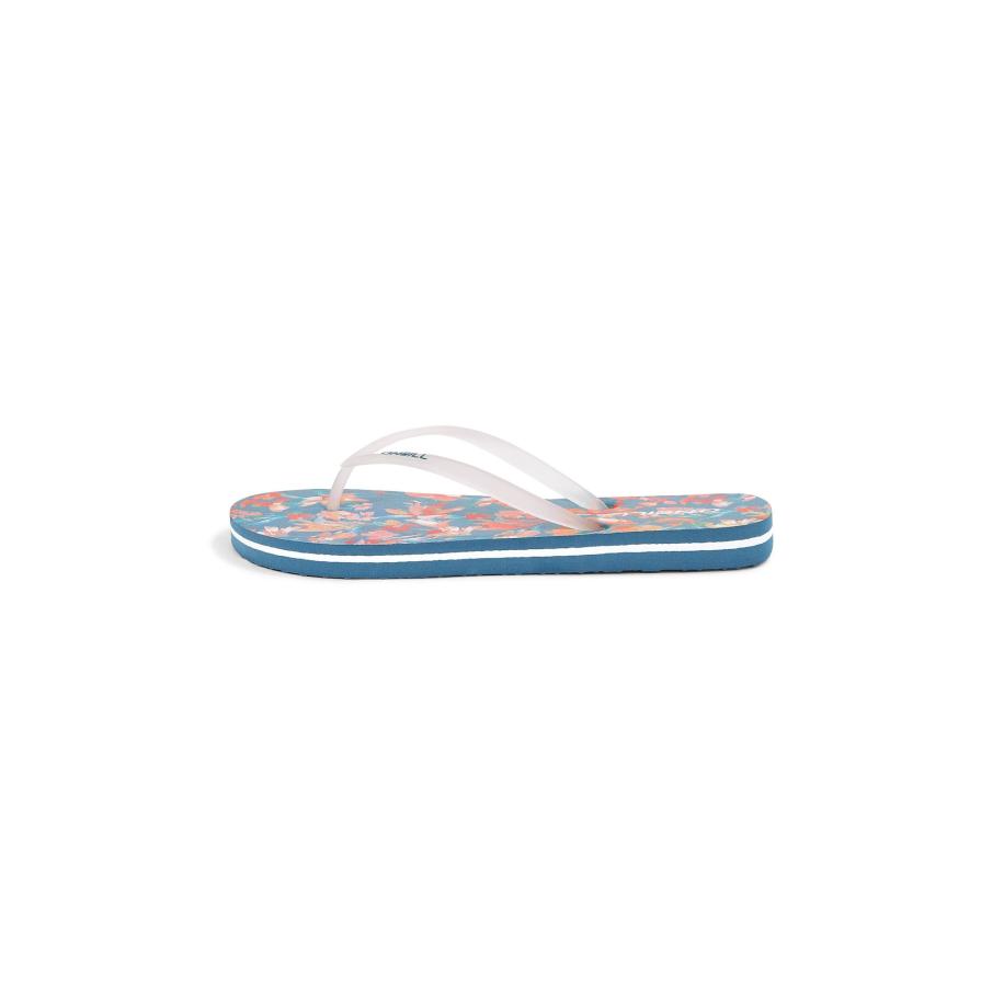 O'Neill ONEILL Teenslipper blauw / geel / oudroze / rood -