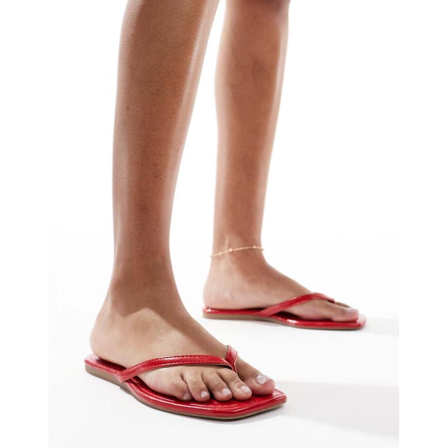 SEQWL Rooney Teenslippers in rood Rood