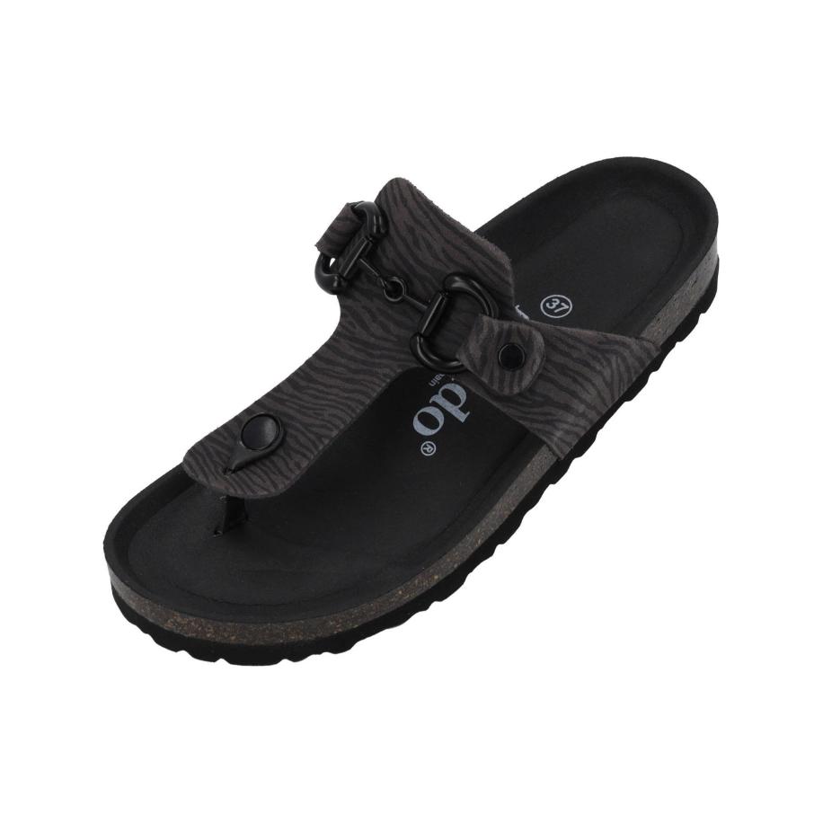 Palado Palado Teenslipper Kos antraciet / zwart -