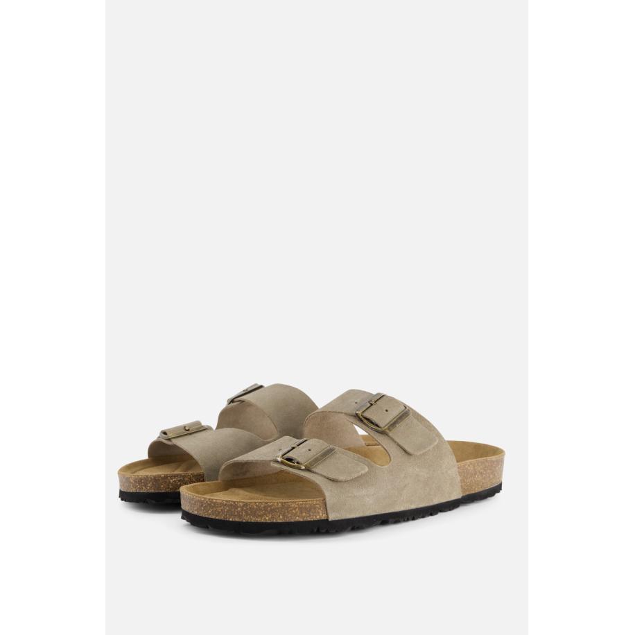 Outfielder Slippers taupe Suede Bruin