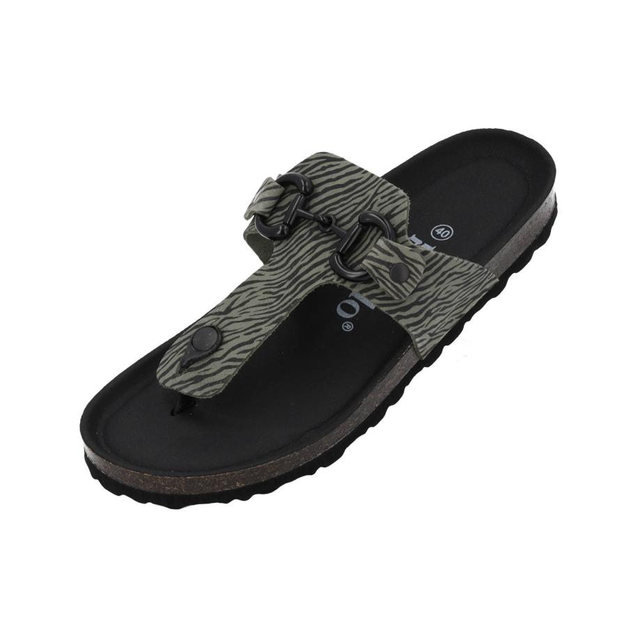Palado Palado Teenslipper Kos kaki / zwart -