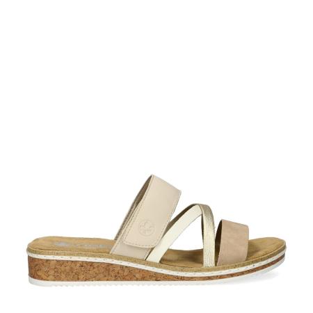 Rieker slippers Bruin 455093