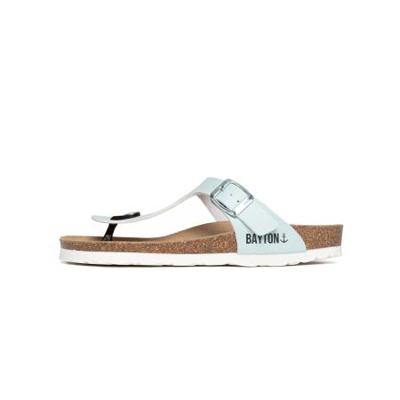 Bayton Bayton Teenslipper Carins mintgroen / zwart / zilver