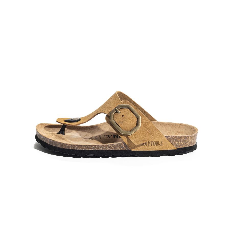 Bayton Bayton Teenslipper Mercure geel -