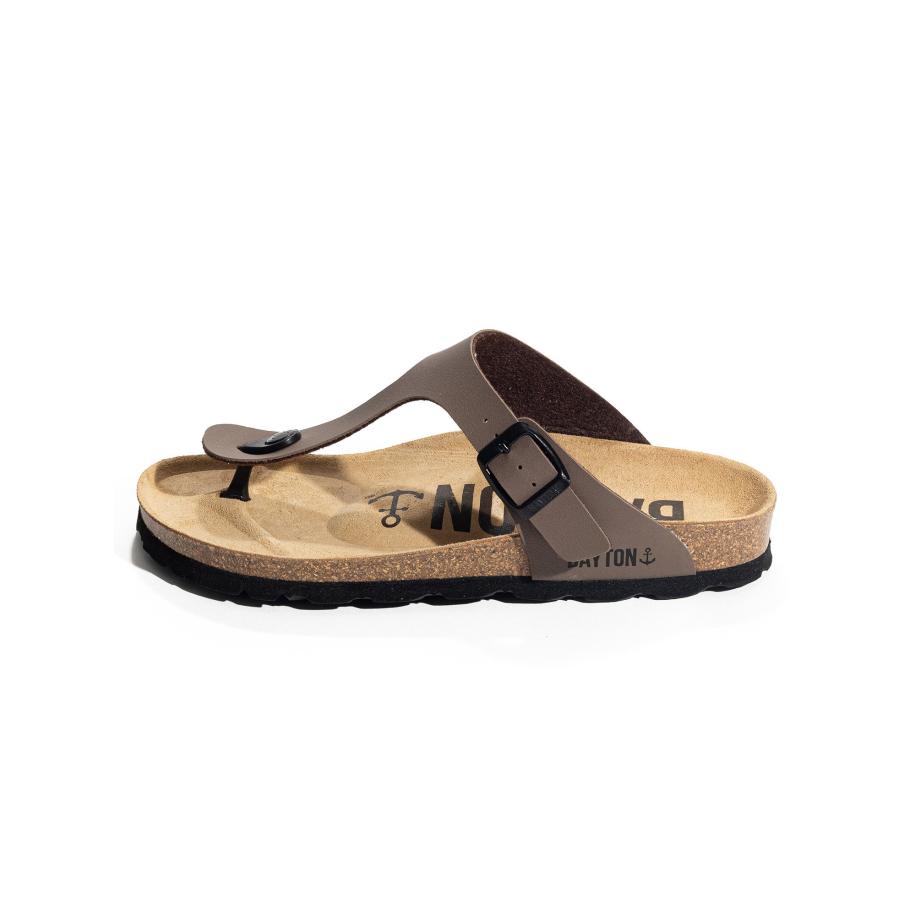 Bayton Bayton Teenslipper Mercure bruin -