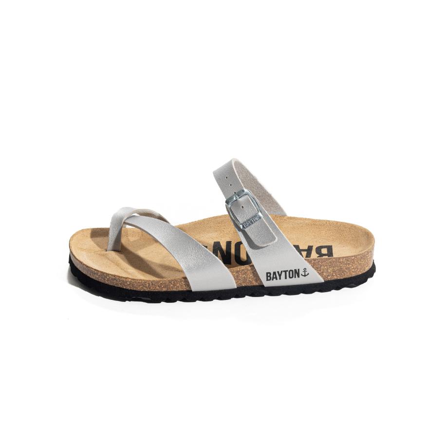 Bayton Bayton Teenslipper Diane zilver -