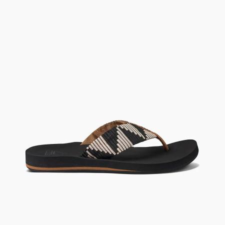 REEF Spring Woven Pebble 36 Zwart Teenslipper