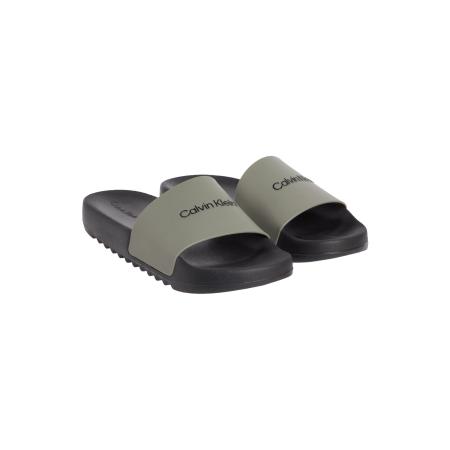 Calvin Klein Calvin Klein Muiltjes olijfgroen / zwart