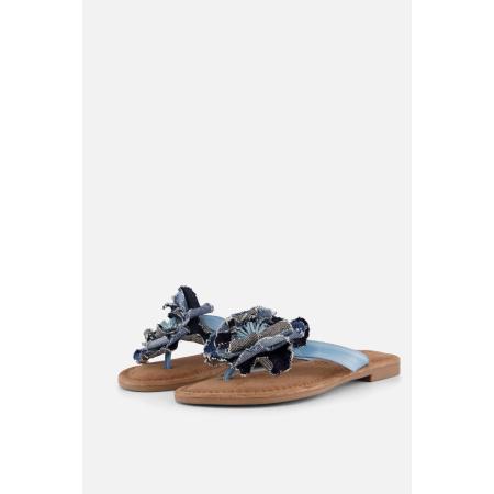 Lazamani Slippers blauw Synthetisch