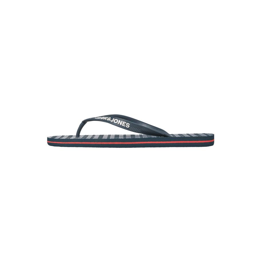 Jack & Jones JACK & JONES Teenslippers navy / wit -