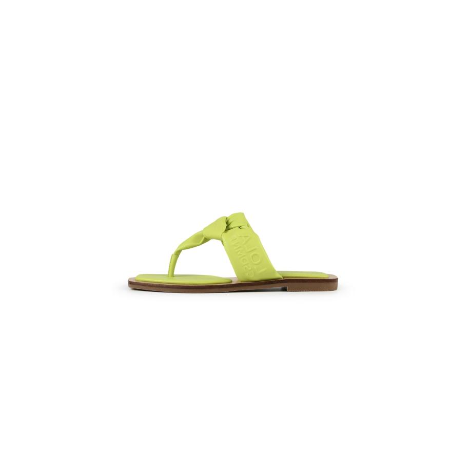 Lola Casademunt Lola Casademunt Teenslipper lichtgroen -