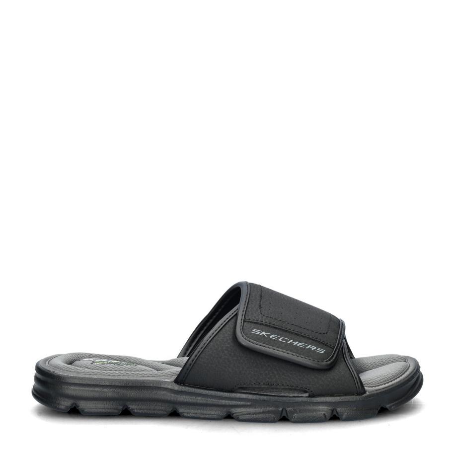 Skechers Wind Swell badslippers Zwart 376225 Zwart