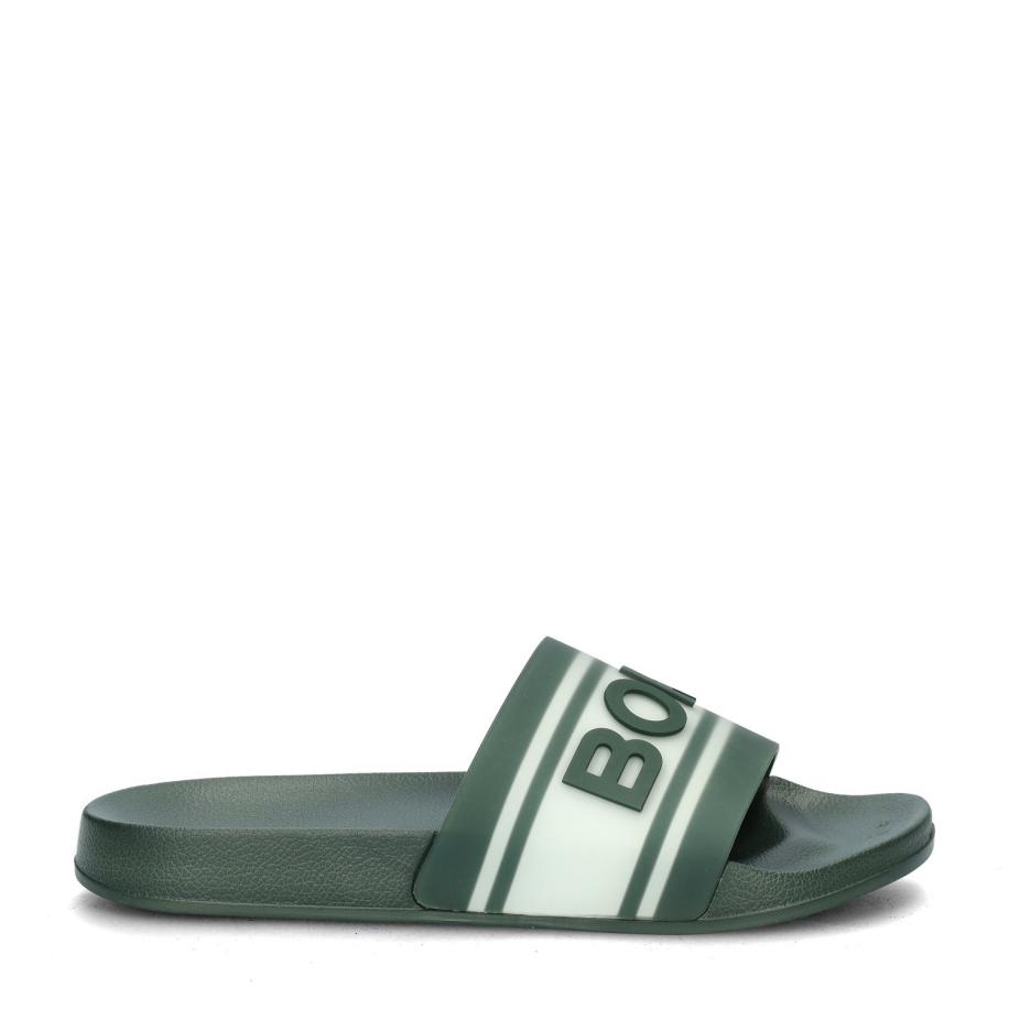 Bjorn Borg Knox badslippers Groen 458755 Groen