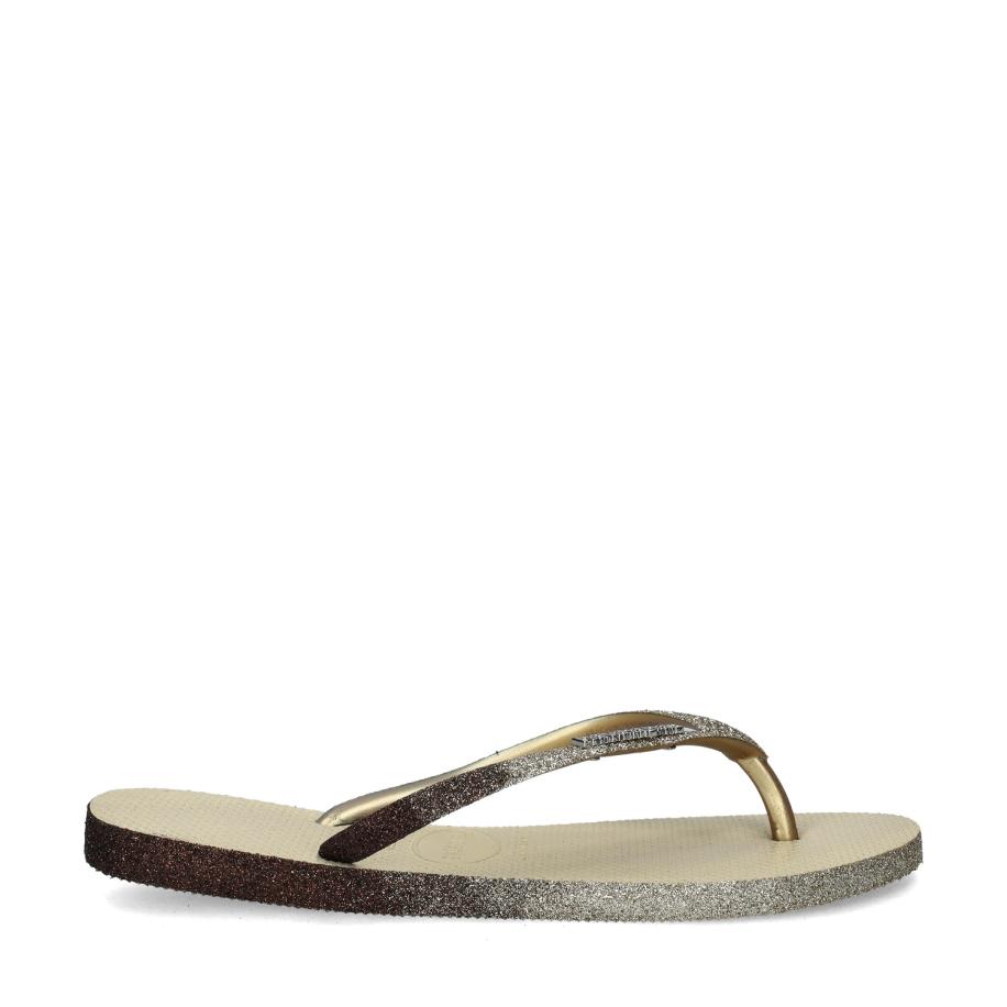 Havaianas Slim Sparkle slippers Goud 459539 Goud
