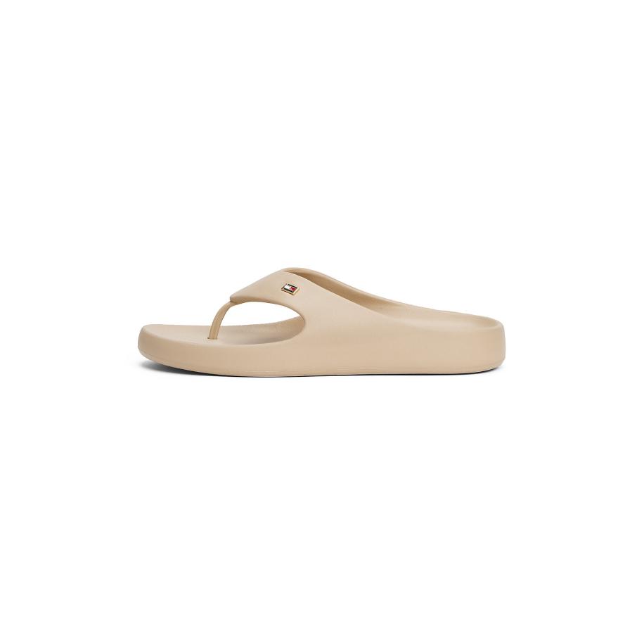 Tommy Hilfiger TOMMY HILFIGER Teenslipper beige -