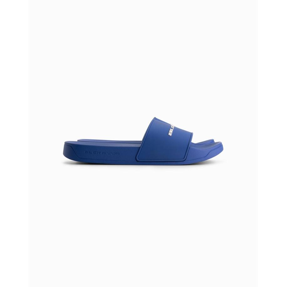 Black Bananas Initial Slippers Blauw