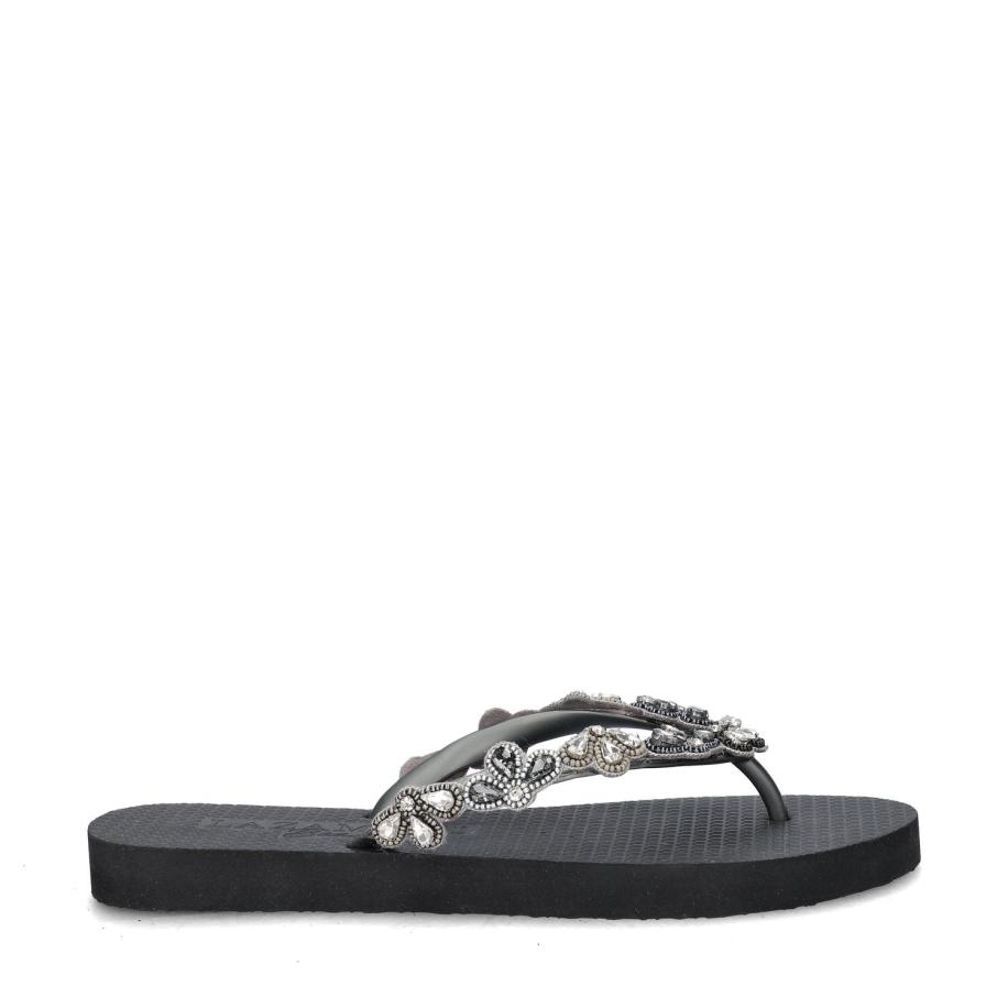 Lazamani Beach slippers Zwart 485380 Zwart
