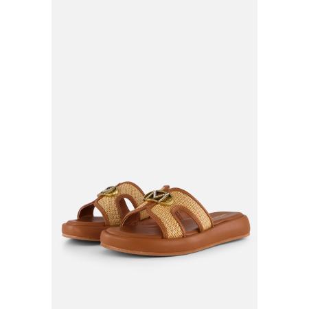 Mexx Rami Pacha Slippers cognac Synthetisch