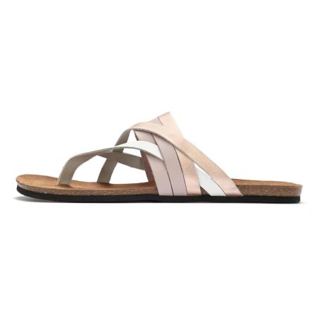 Lascana LASCANA Teenslipper rose-goud / rosé / wit