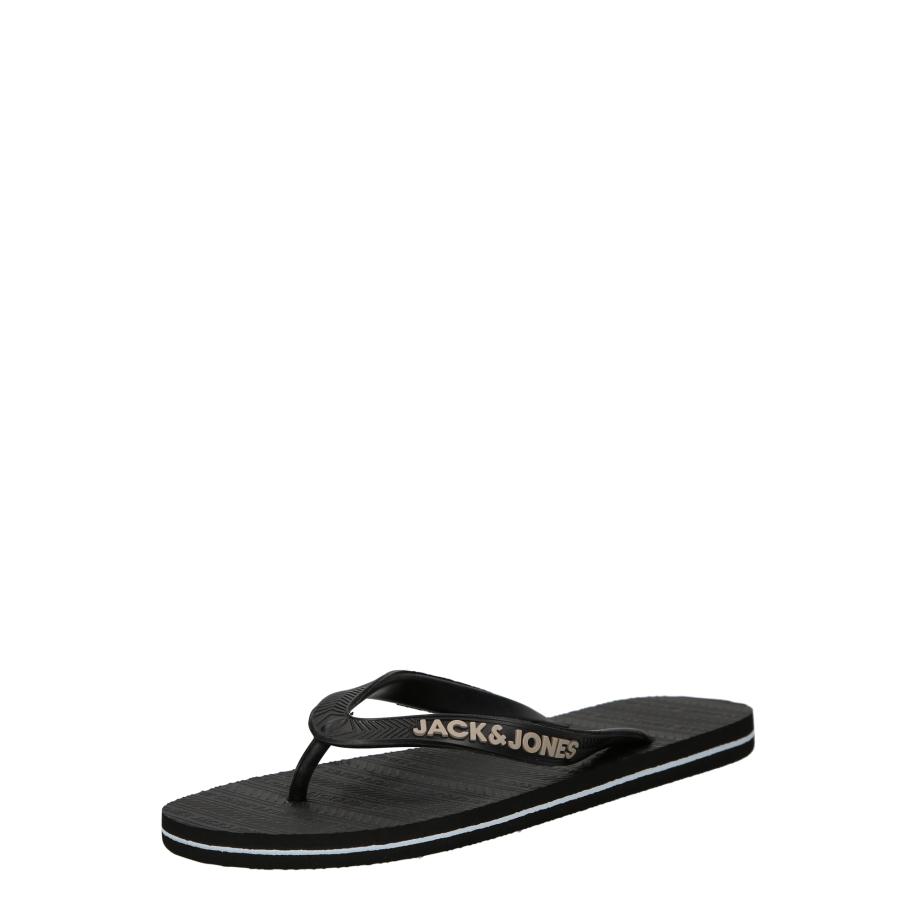 Jack & Jones JACK & JONES Teenslippers beige / antraciet / wit -