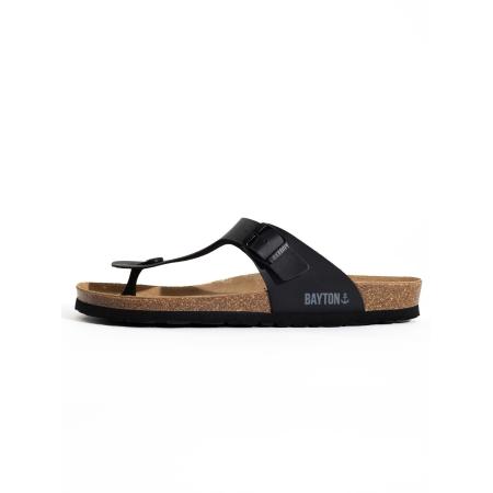 Bayton Bayton Teenslippers Mercure grijs / zwart