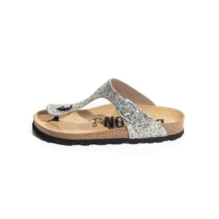 Bayton Bayton Teenslipper Mercure zilver