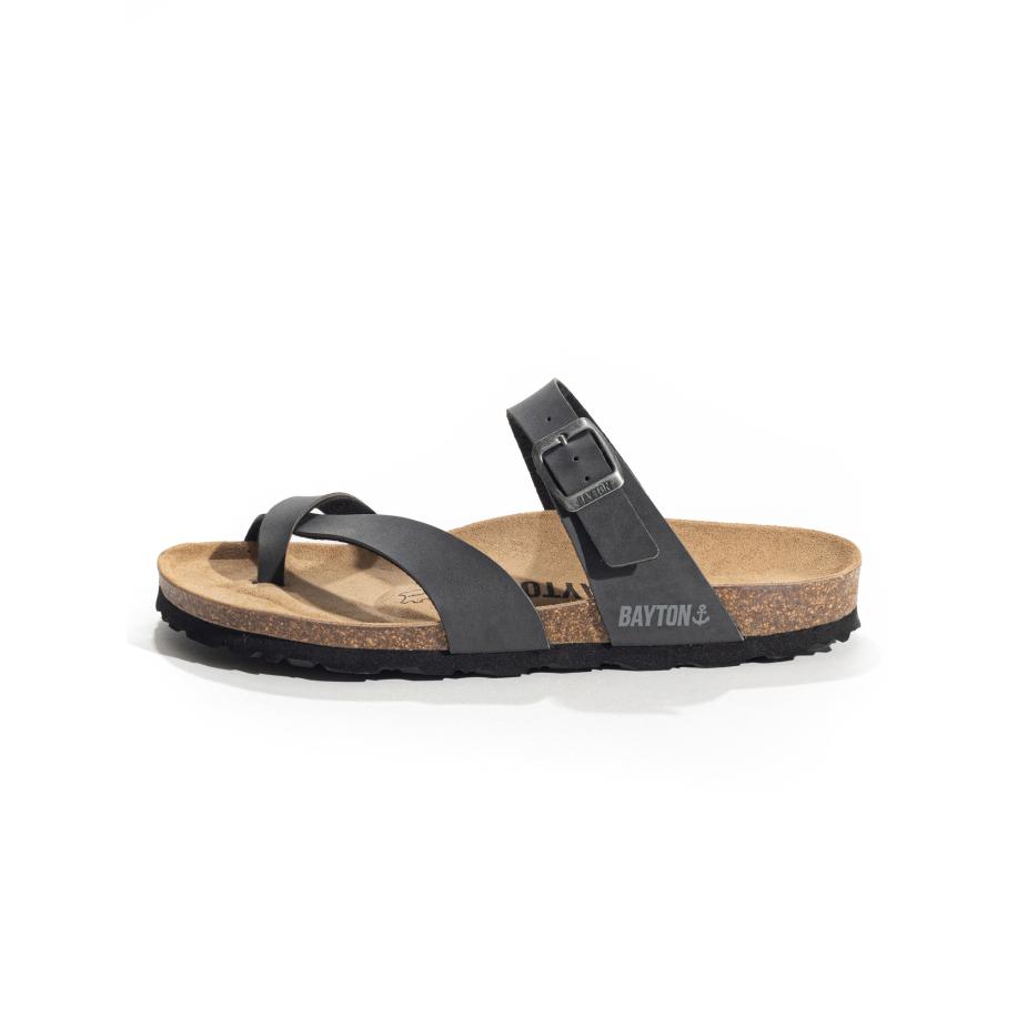 Bayton Bayton Teenslippers Triade antraciet / zwart -