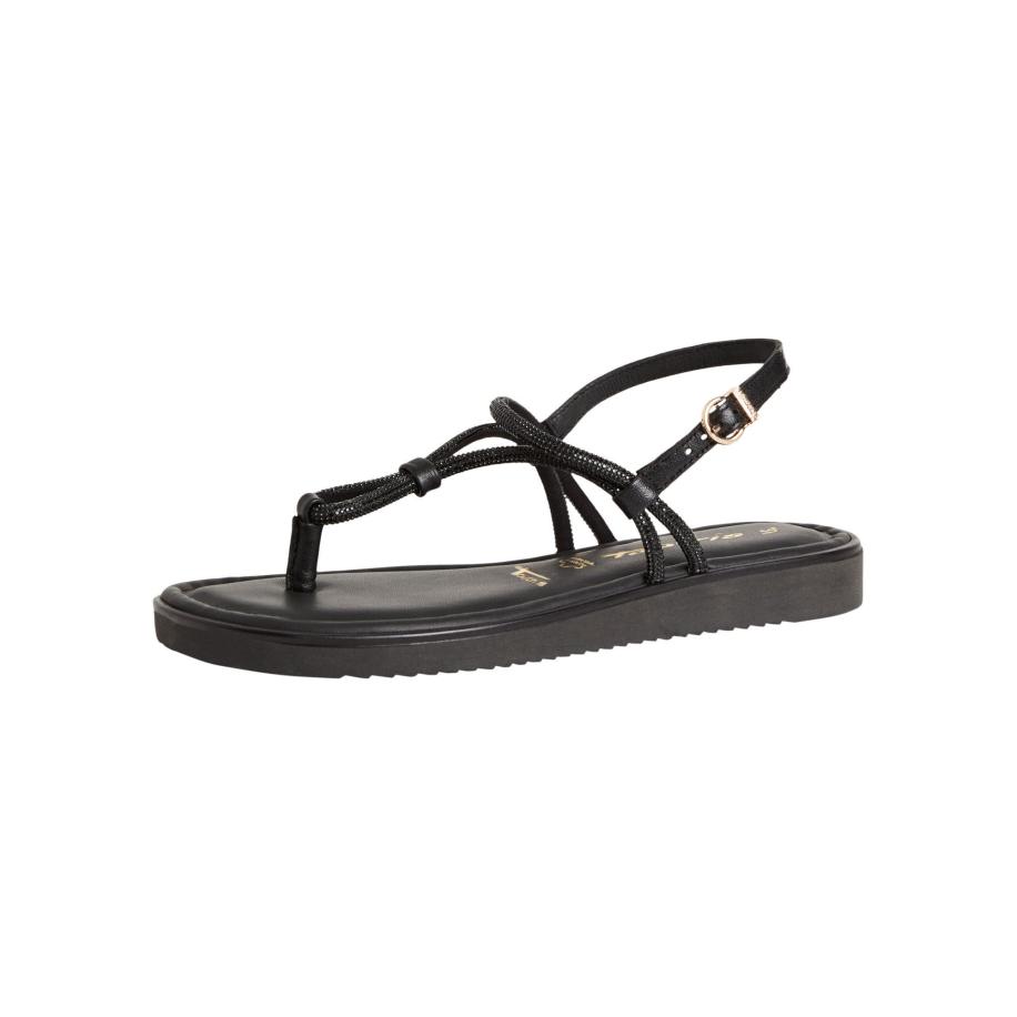 Tamaris Tamaris Teenslipper zwart -