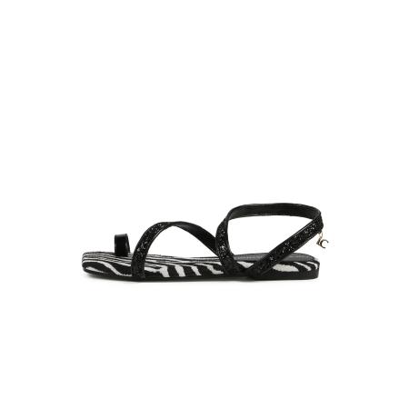 Lola Casademunt Lola Casademunt Teenslipper zwart / wit