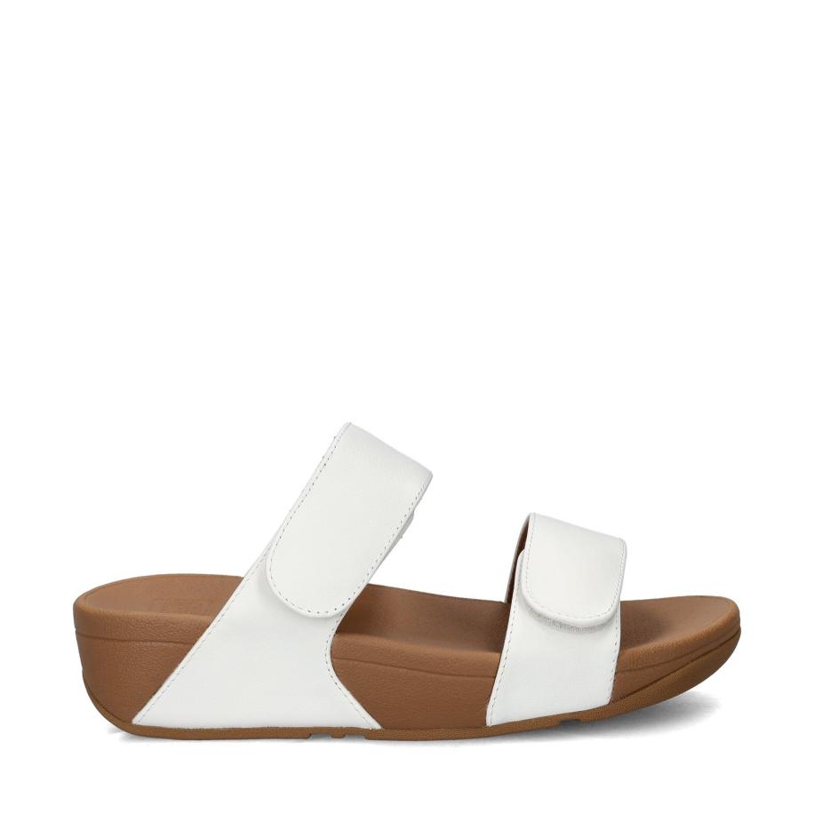 Fitflop Lulu Leather slippers Wit 468008 Wit