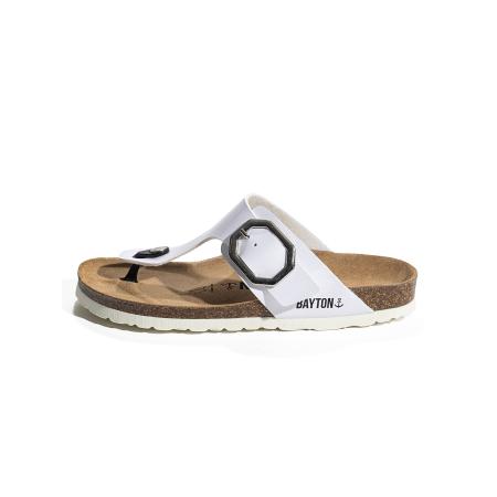 Bayton Bayton Teenslipper Mercure zwart / zilver / wit