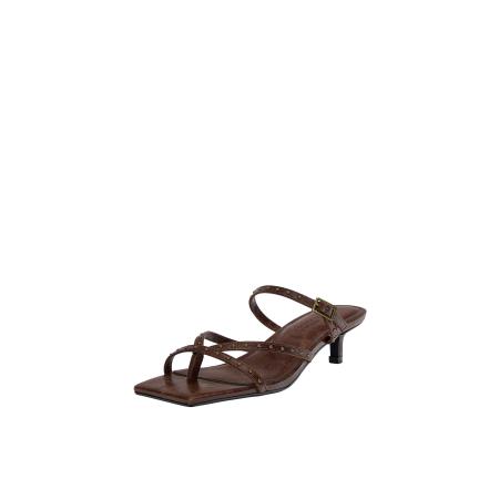 Pull&Bear Pull&Bear Teenslipper chocoladebruin