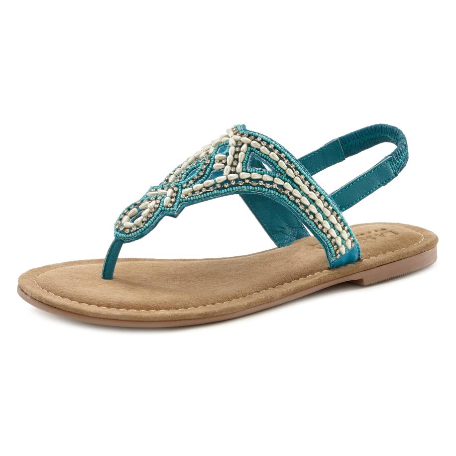 Lascana LASCANA Teenslipper turquoise -
