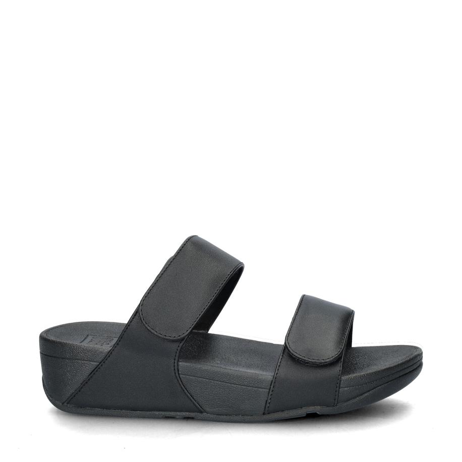 Fitflop Lulu Leather slippers Zwart 457651 Zwart