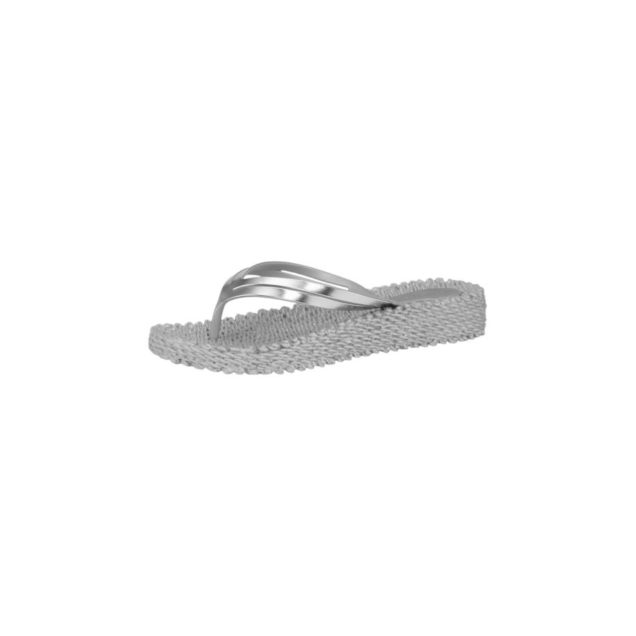 Ilse Jacobsen ILSE JACOBSEN Teenslipper Cheerful06 zilver -