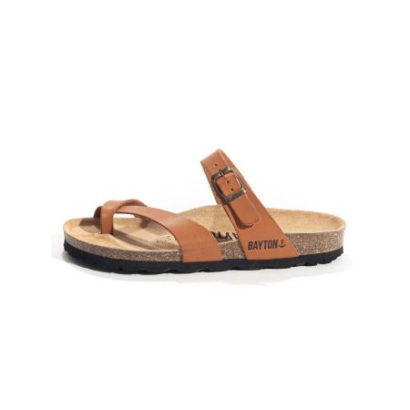 Bayton Bayton Teenslipper Triade honing / zwart