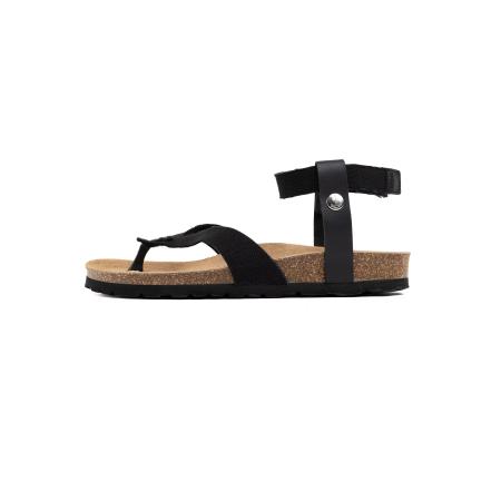 Bayton Bayton Teenslipper Spiral zwart