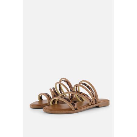 Marco Tozzi Slippers goud Synthetisch