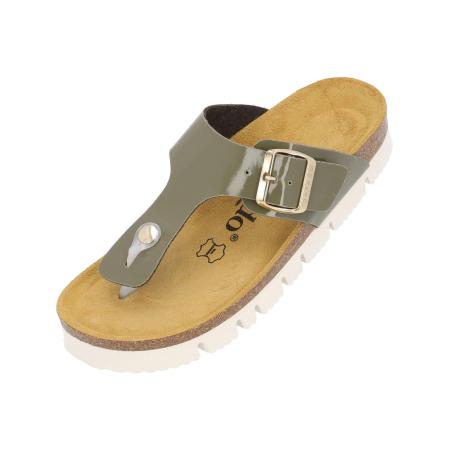 Palado Palado Teenslipper Kos olijfgroen