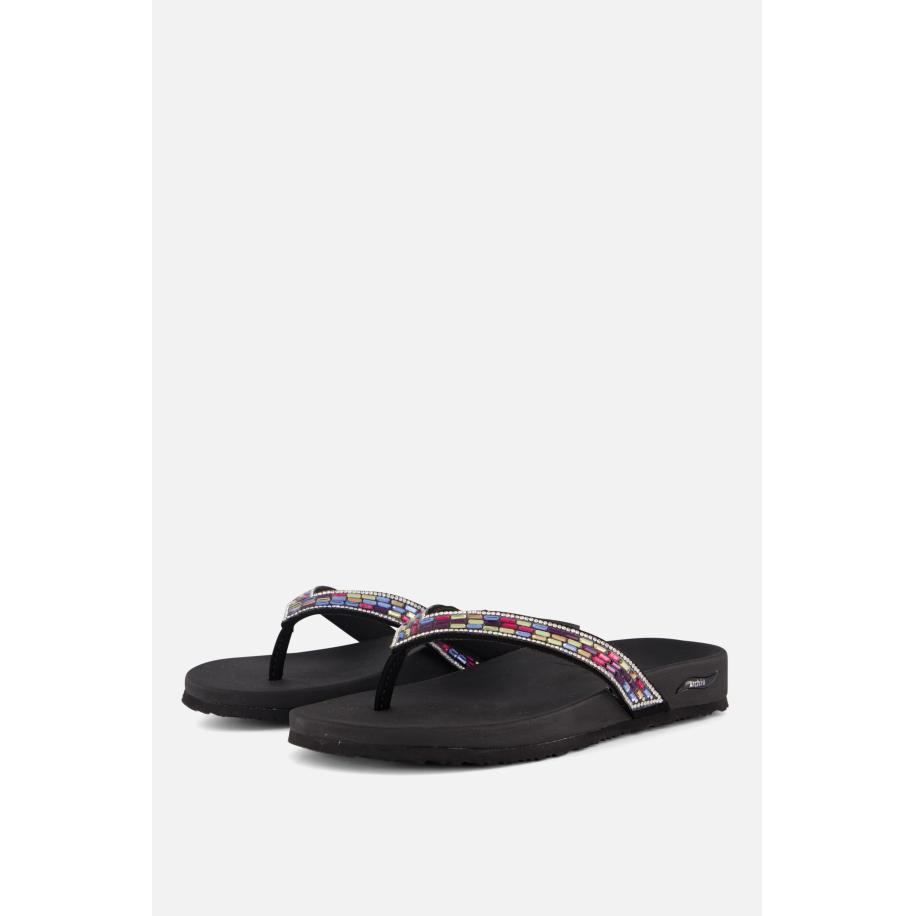 Skechers Arch Fit Meditation Slippers zwart Zwart