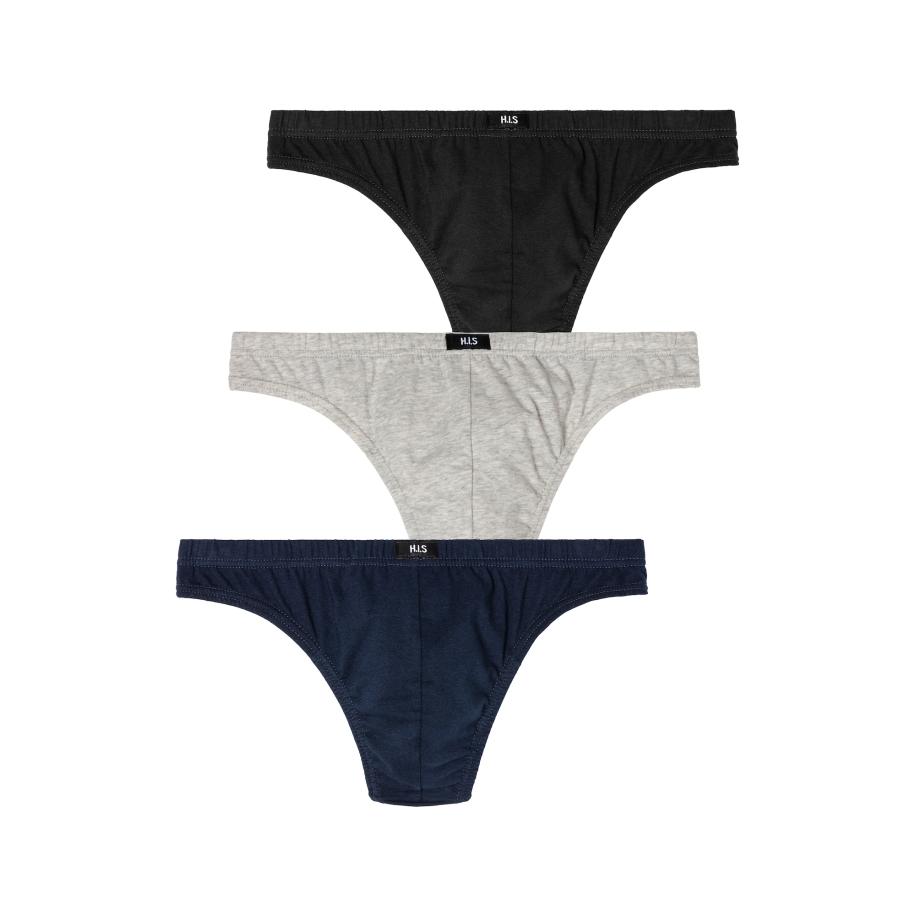 H.I.S H.I.S Slip marine / grijs gemêleerd / zwart -