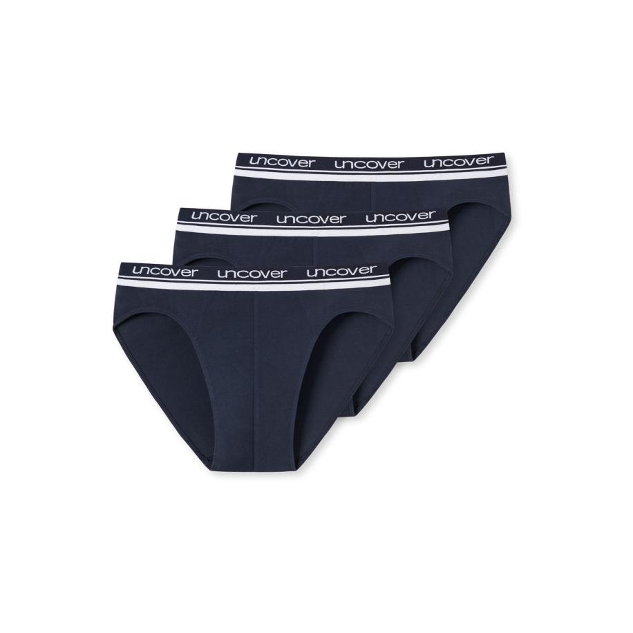 Schiesser uncover by SCHIESSER Slip Rio donkerblauw / wit -