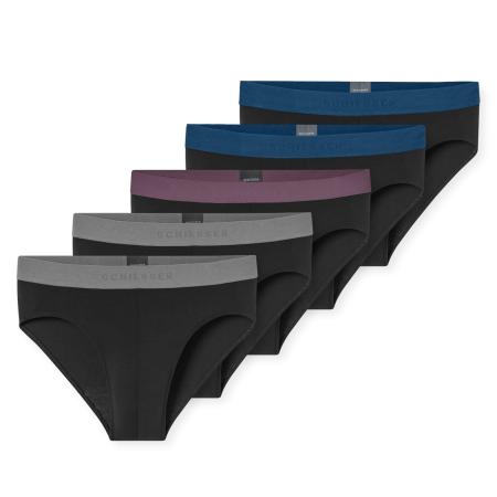 Schiesser SCHIESSER Slip grijs / zwart