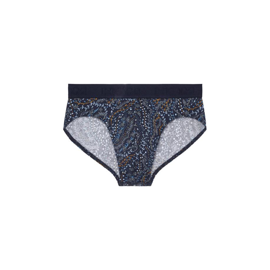 HOM HOM Slip navy / lichtblauw / oranje -